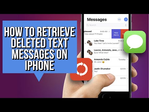 how to review deleted text messages on iphone